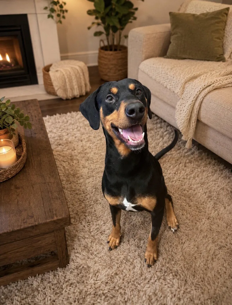 An adult large-sized male Doberman Pinscher dog named Cole for adoption in Orange, CA