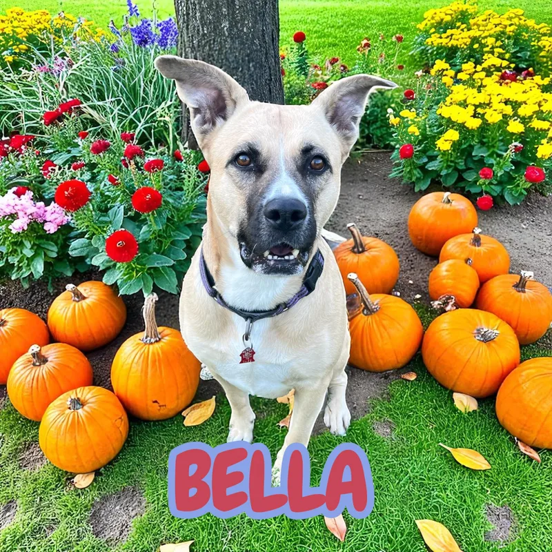 An adult medium-sized female Apricot / Beige German Shepherd Dog dog named Bella for adoption in Brockton, MA