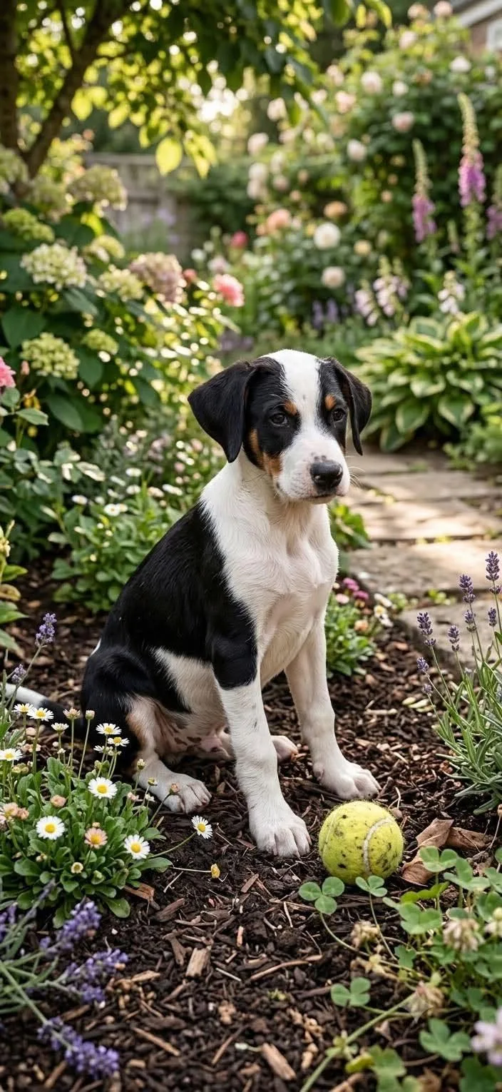 A baby medium-sized male Black Labrador Retriever dog named Rubyx for adoption in Pleasant Valley, NY