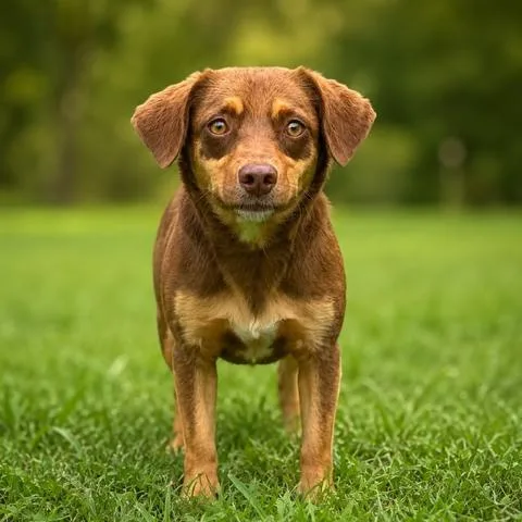 A young medium-sized female Brown / Chocolate Chihuahua dog named Pudding for adoption in Huntsville, AL