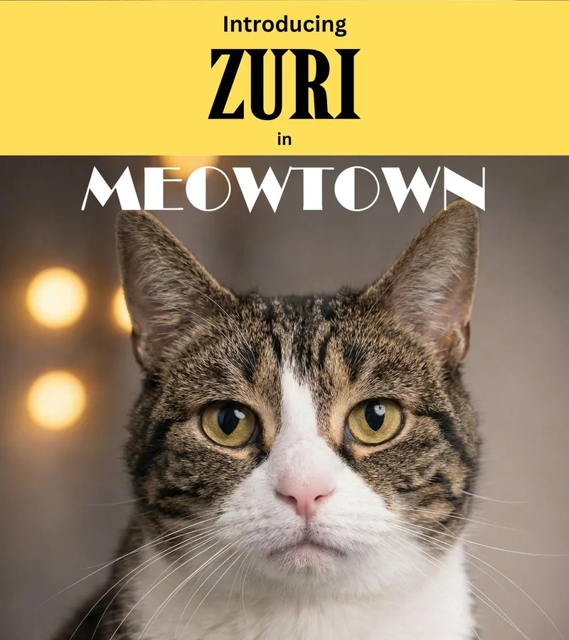 An adult medium-sized female Domestic Short Hair cat named Zuri for adoption in Herndon, VA
