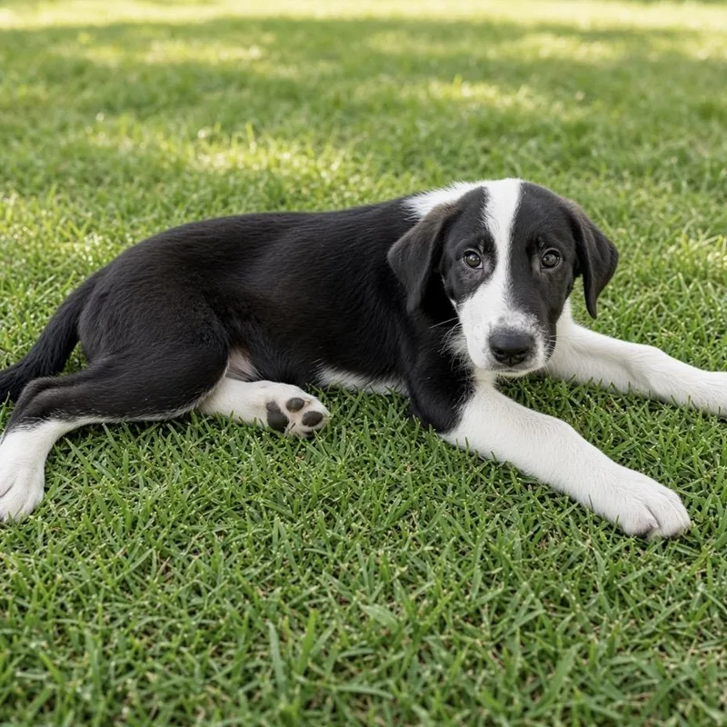 A young large-sized male Anatolian Shepherd dog named Green Bean for adoption in Pilot Point, TX