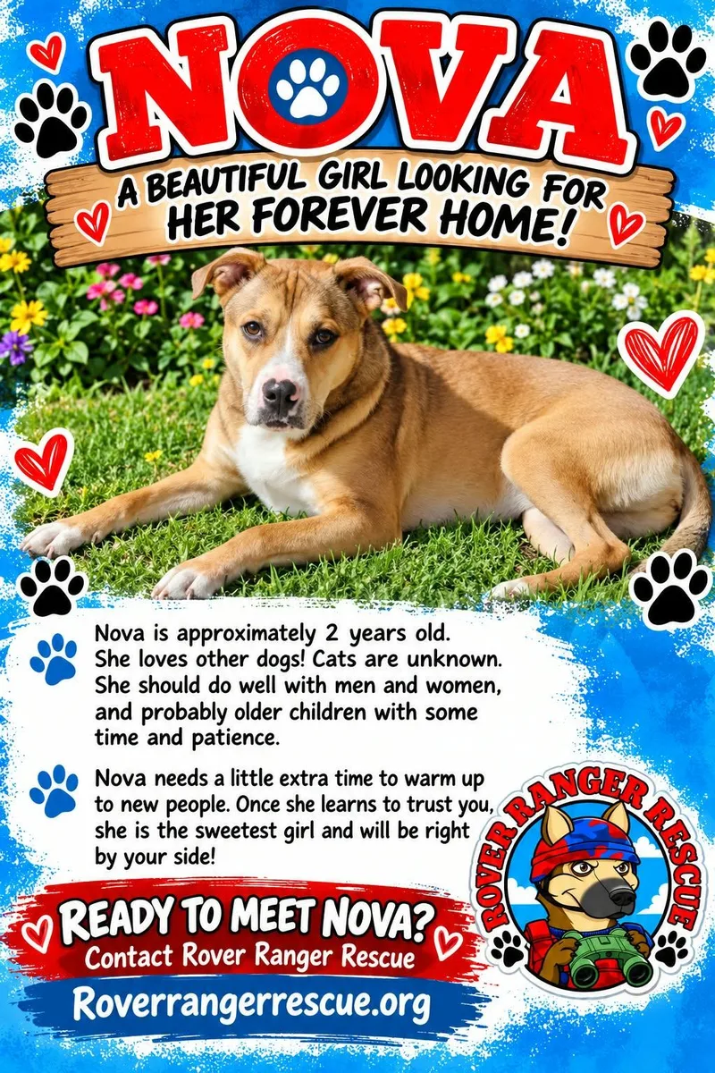 An adult medium-sized female German Shepherd Dog named Nova for adoption in Wrightwood, CA