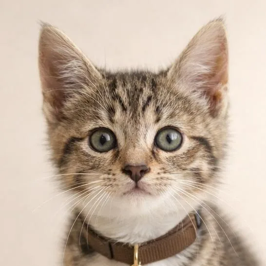A baby small-sized female Brown / Chocolate Domestic Short Hair cat named Mary for adoption in Hannibal, MO
