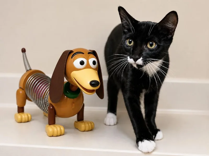 A baby small-sized male Domestic Short Hair cat named Slinky for adoption in Sebastian, FL