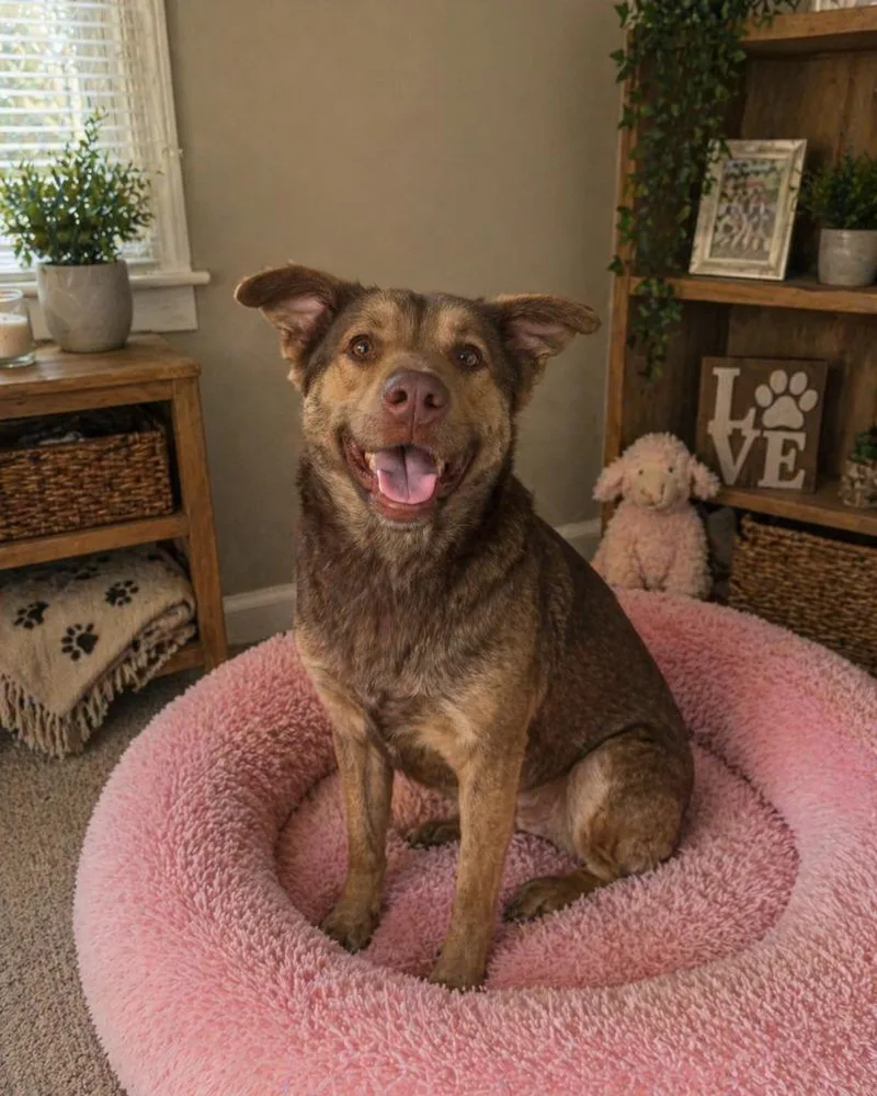 A young medium-sized female German Shepherd Dog dog named Coconut for adoption in Centralia, IL