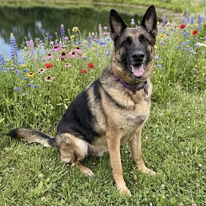 An adult large-sized female German Shepherd Dog dog named Stella for adoption in Proctorville, OH