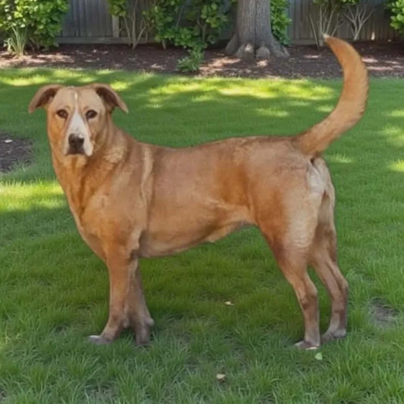 An adult medium-sized female Apricot / Beige Labrador Retriever dog named Sierra for adoption in Houston, TX