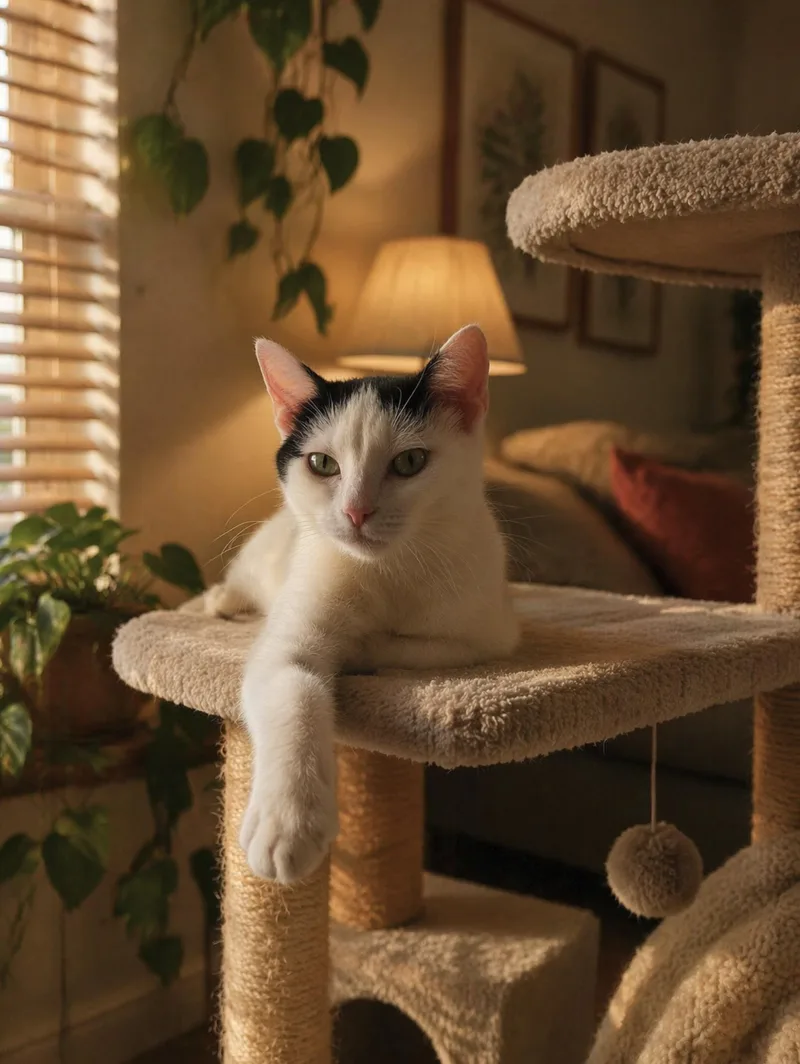 A baby small-sized female White Domestic Short Hair cat named Ginny for adoption in Orange, CA