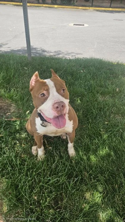 An adult large-sized female Mixed Breed dog named Apple Pie for adoption in West Chester, PA