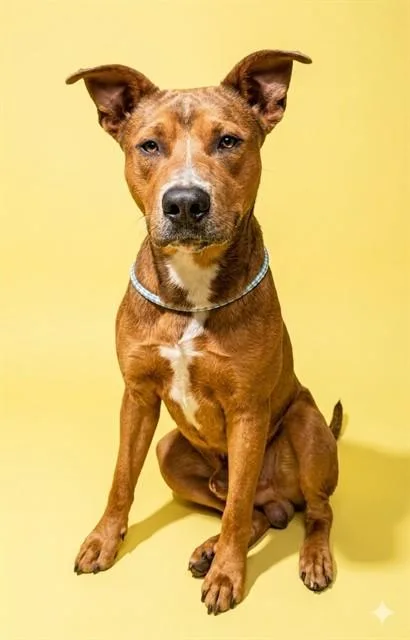 A young large-sized male Mixed Breed dog named Finnigan for adoption in Jacksonville, FL