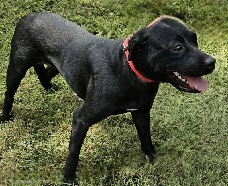 A young medium-sized female Labrador Retriever dog named Shaya for adoption in Franklin, TN