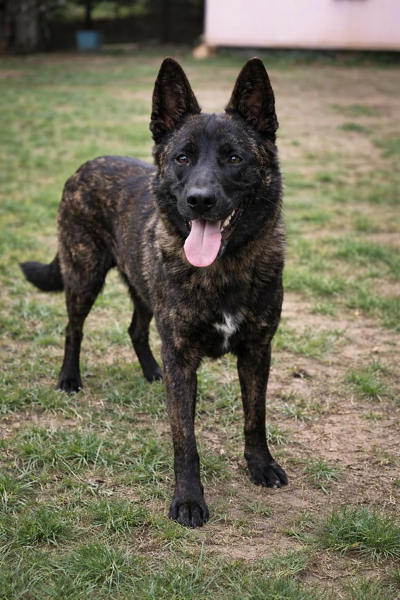 A baby medium-sized male Belgian Shepherd / Malinois dog named Teddy for adoption in Spring, TX