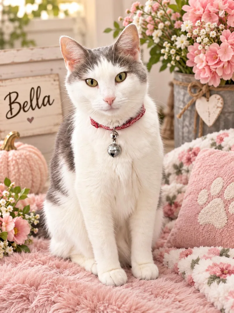 A senior medium-sized female American Bobtail cat named Bella for adoption in Tavares, FL
