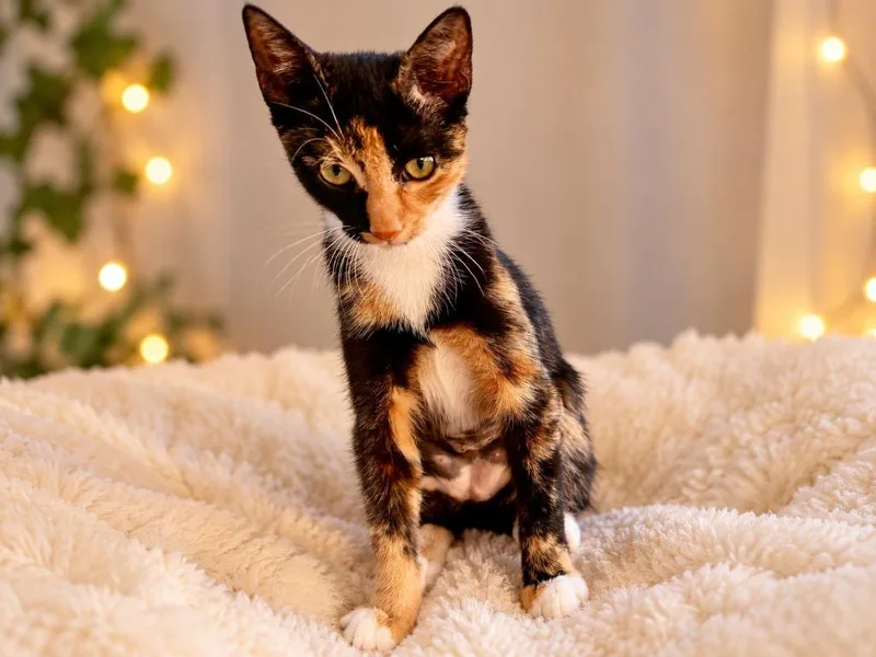 A baby small-sized female Domestic Short Hair cat named Love for adoption in Sebastian, FL
