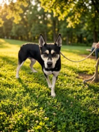 A young medium-sized male Husky dog named Squid for adoption in Los Angeles, CA