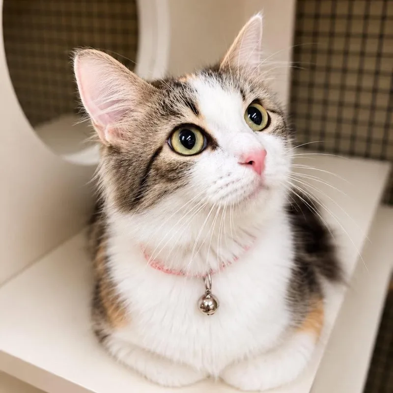 An adult medium-sized female Calico Domestic Medium Hair cat named Talia Washington Petco for adoption in Union, MO