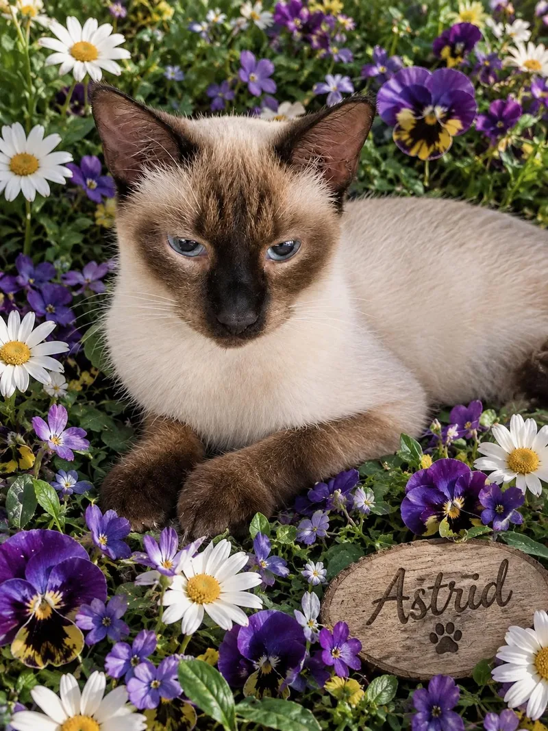 A young medium-sized male Domestic Short Hair cat named Astrid Doney for adoption in Oviedo, FL