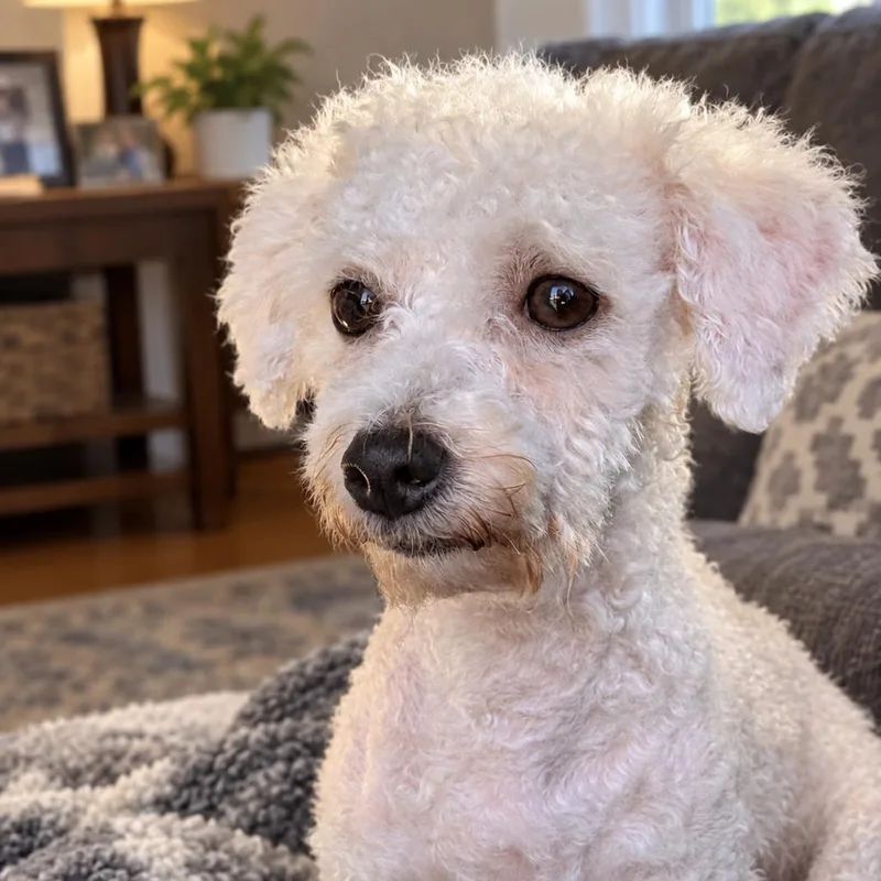 An adult small-sized female White / Cream Bichon Frise dog named Diamond for adoption in Ocala, FL