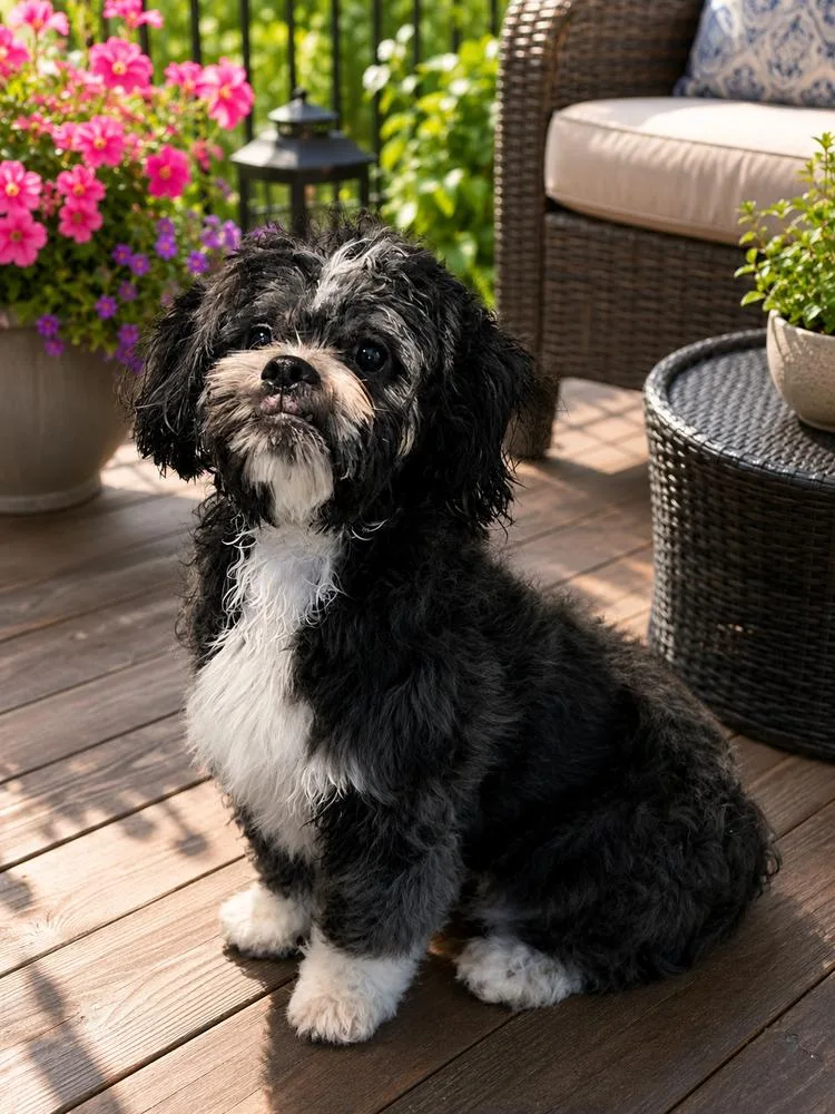 A young small-sized male Gray / Blue / Silver Shih Tzu dog named Remi for adoption in Oakland, MI