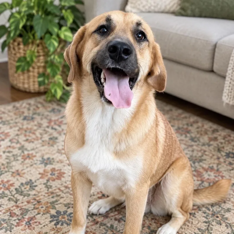 A young medium-sized female Yellow / Tan / Blond / Fawn Great Pyrenees dog named Sari for adoption in Sequatchie, TN