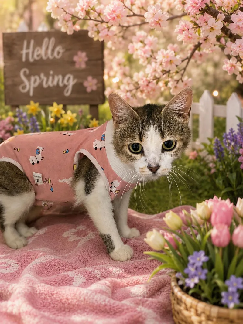 An adult medium-sized female Domestic Short Hair cat named Betty Boop for adoption in Belleville, MI