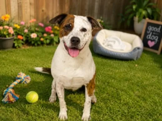 An adult medium-sized male Pit Bull Terrier dog named Sox for adoption in Chatsworth, CA