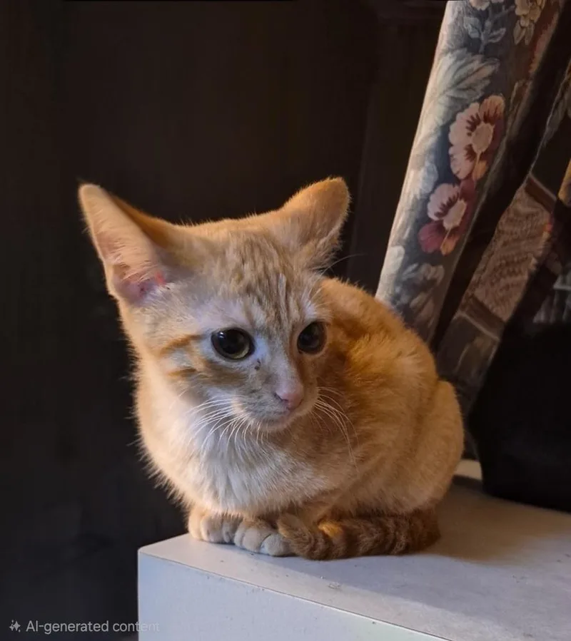 A baby small-sized male Tabby (Orange / Red) Domestic Short Hair cat named Sol for adoption in Ocala, FL