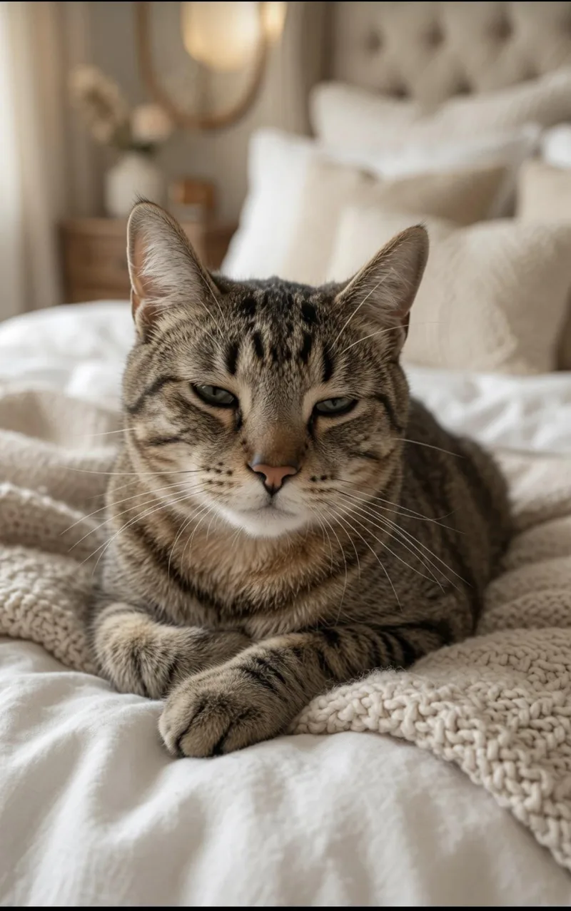 A young large-sized male Tabby (Brown / Chocolate) Tabby cat named Maximus for adoption in Beverly Hills, CA