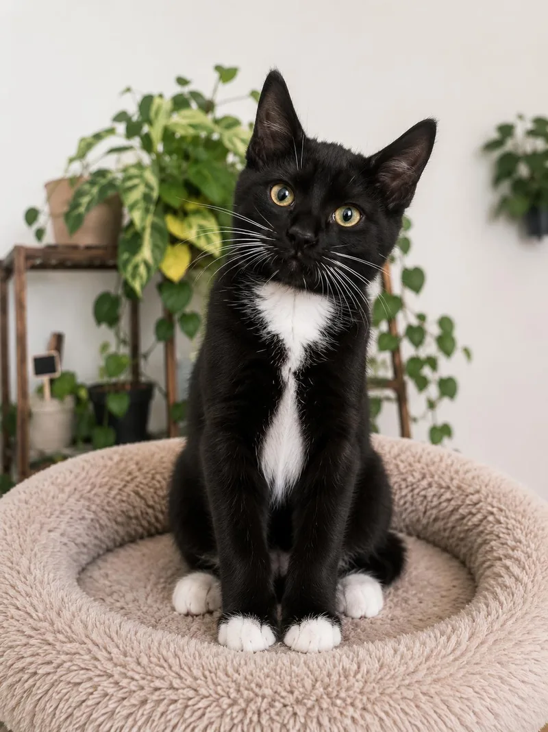 A baby small-sized female Domestic Short Hair cat named Molly for adoption in Rio Linda, CA