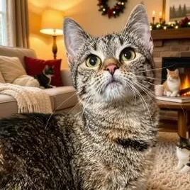 A young medium-sized female Tabby (Buff / Tan / Fawn) Bengal cat named Fantastic Frangelico Bengal for adoption in Danbury, CT