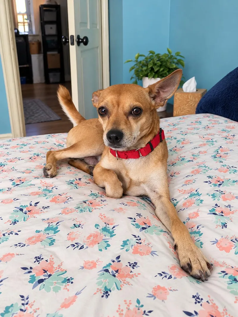 A young small-sized male Yellow / Tan / Blond / Fawn Chihuahua dog named Ziggy for adoption in Grand Rapids, MI