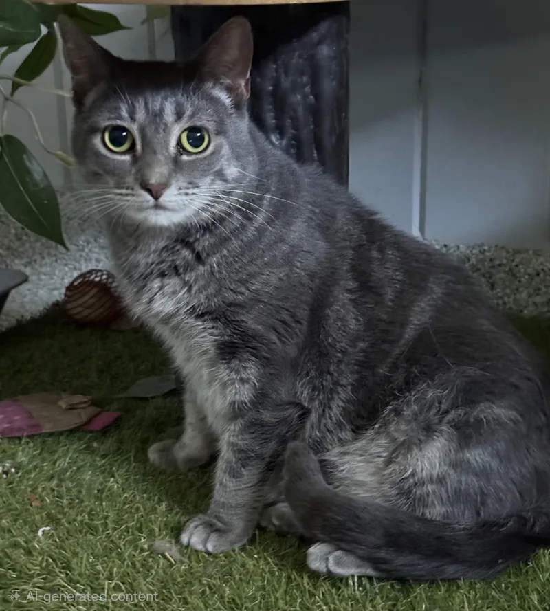An adult medium-sized female Domestic Short Hair cat named Elle for adoption in Medfield, MA