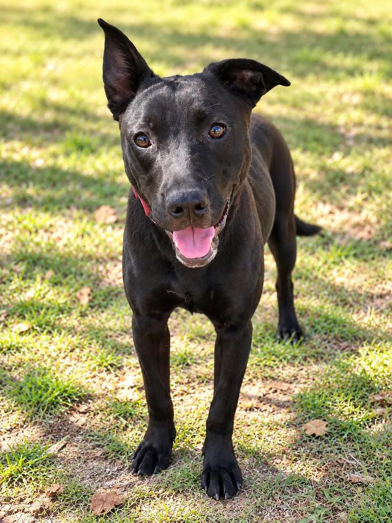 A young medium-sized female Labrador Retriever dog named Heather for adoption in Nashville, TN