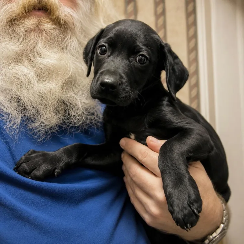 A baby large-sized male Catahoula Leopard Dog dog named Jim Bob for adoption in Princeton, MA