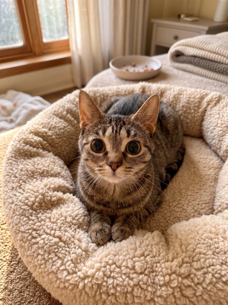 An adult medium-sized female Domestic Short Hair cat named Nami for adoption in Honeoye, NY