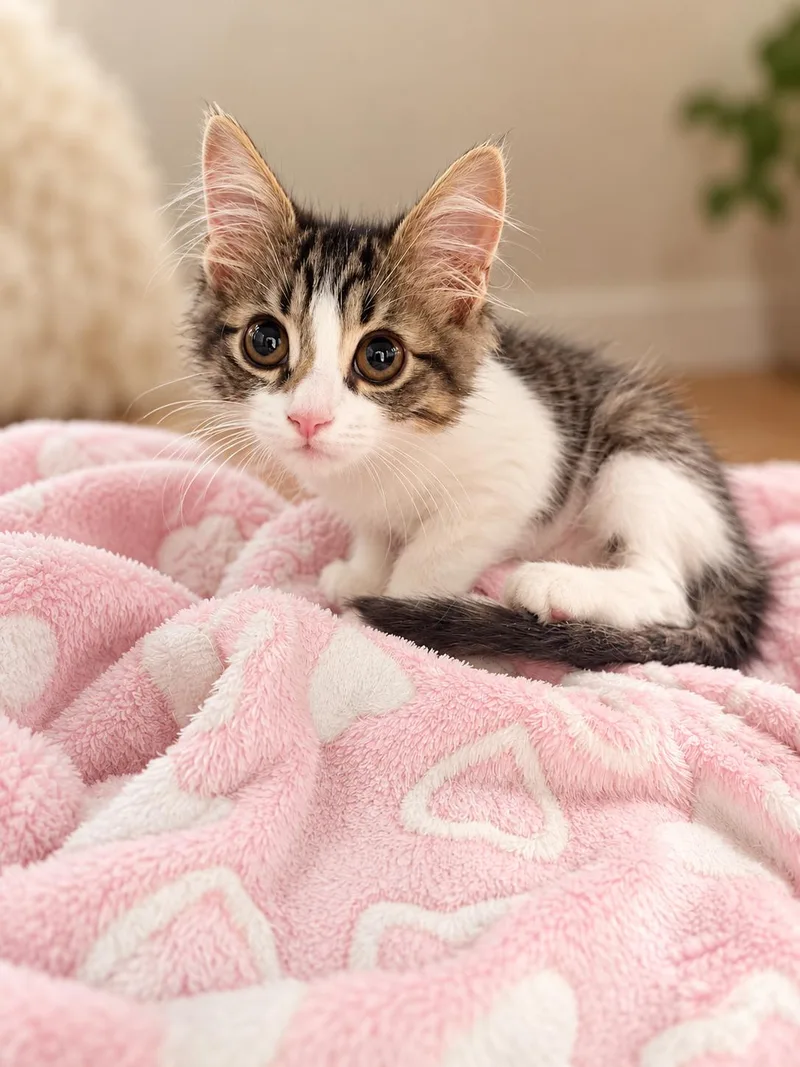 A baby small-sized female Domestic Short Hair cat named Jasmine for adoption in Rio Linda, CA