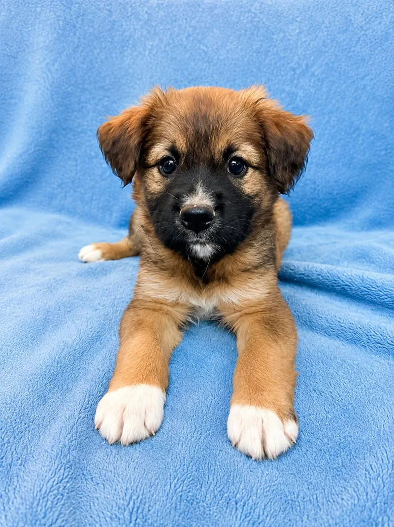 A baby medium-sized male Pit Bull Terrier dog named Freedom for adoption in Nashville, TN