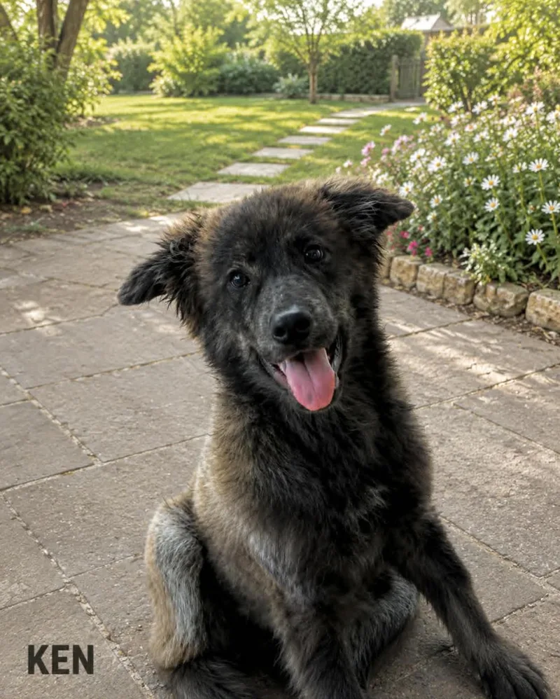 A baby large-sized male Belgian Shepherd / Malinois dog named Ken for adoption in Allen, TX