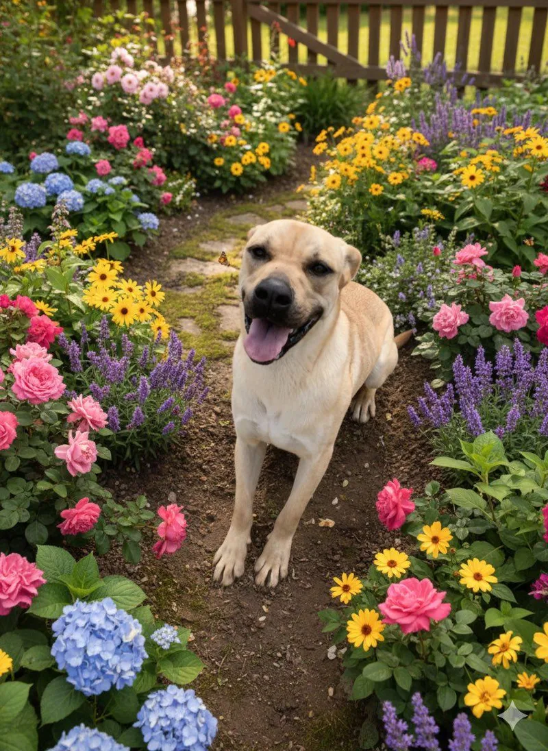 An adult large-sized female Black Mouth Cur dog named Farrah for adoption in Fairfield, IL
