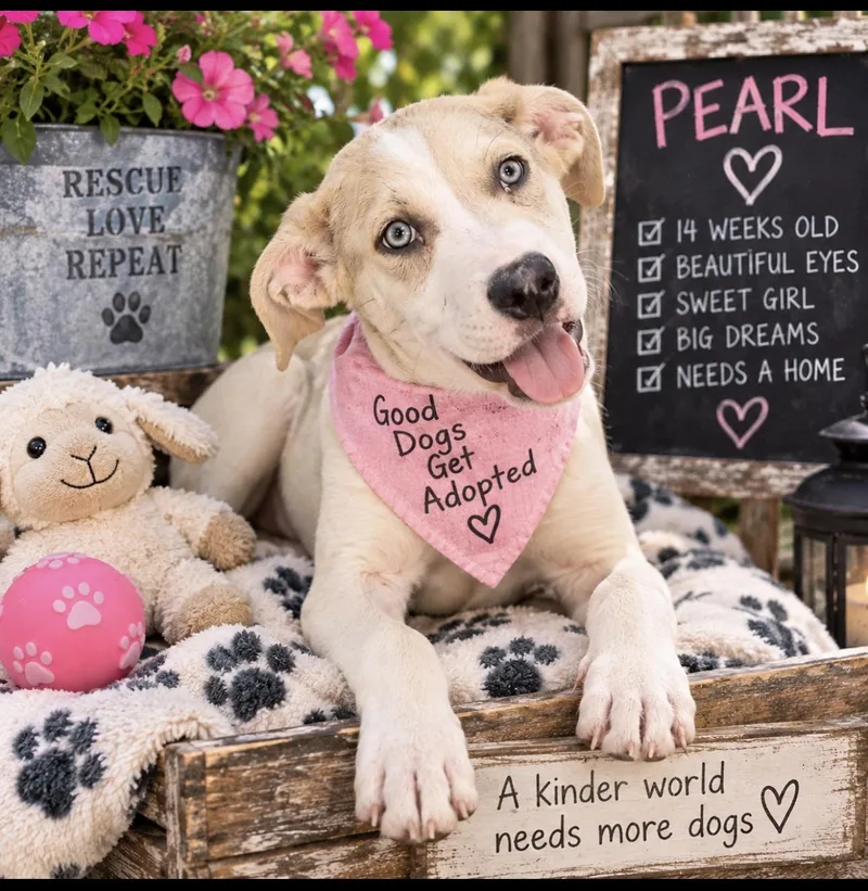 A baby small-sized female Labrador Retriever dog named Pearl for adoption in CUMMING, GA
