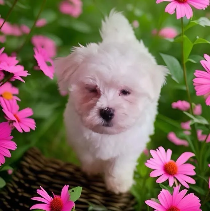 A baby small-sized male White / Cream Maltese dog named Paul for adoption in Bronx, NY