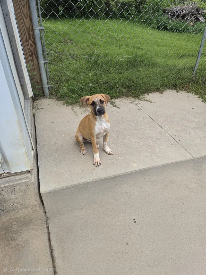 A young medium-sized male Mixed Breed dog named Liberty for adoption in Maquoketa, IA