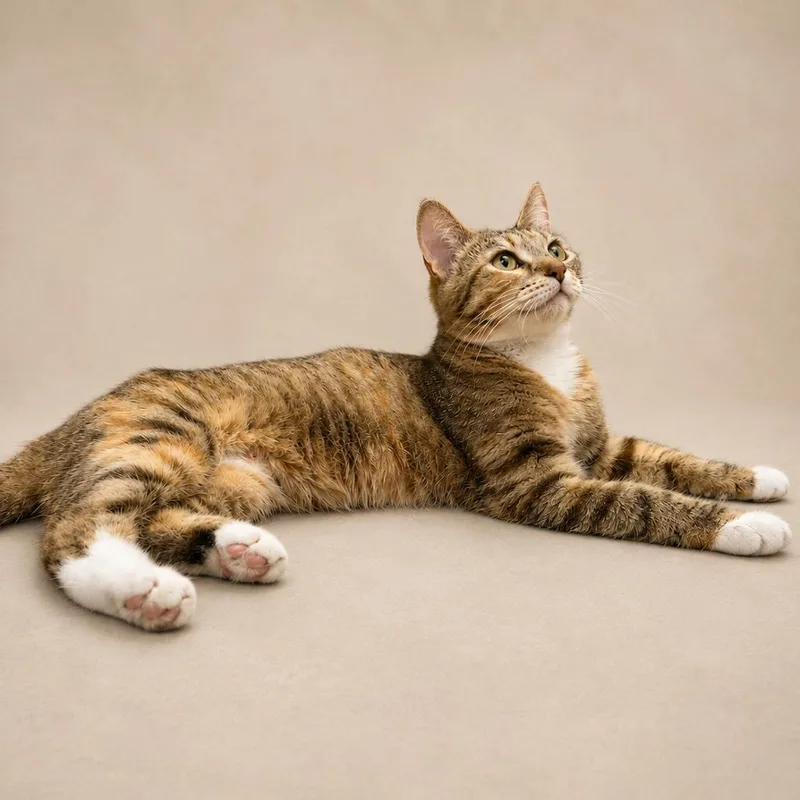 An adult medium-sized female Calico Domestic Short Hair cat named Sansa for adoption in Chaska, MN