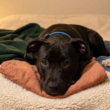 A baby medium-sized female Yellow / Tan / Blond / Fawn Shepherd dog named Tilly for adoption in South Elgin, IL