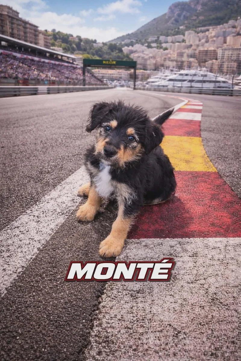 A baby large-sized male Staffordshire Bull Terrier dog named Monte for adoption in Oxford, MI