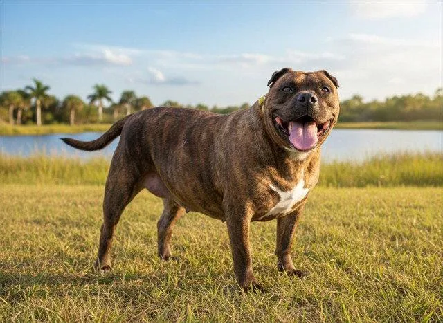A senior large-sized female Plott Hound dog named Zoey for adoption in Tavares, FL