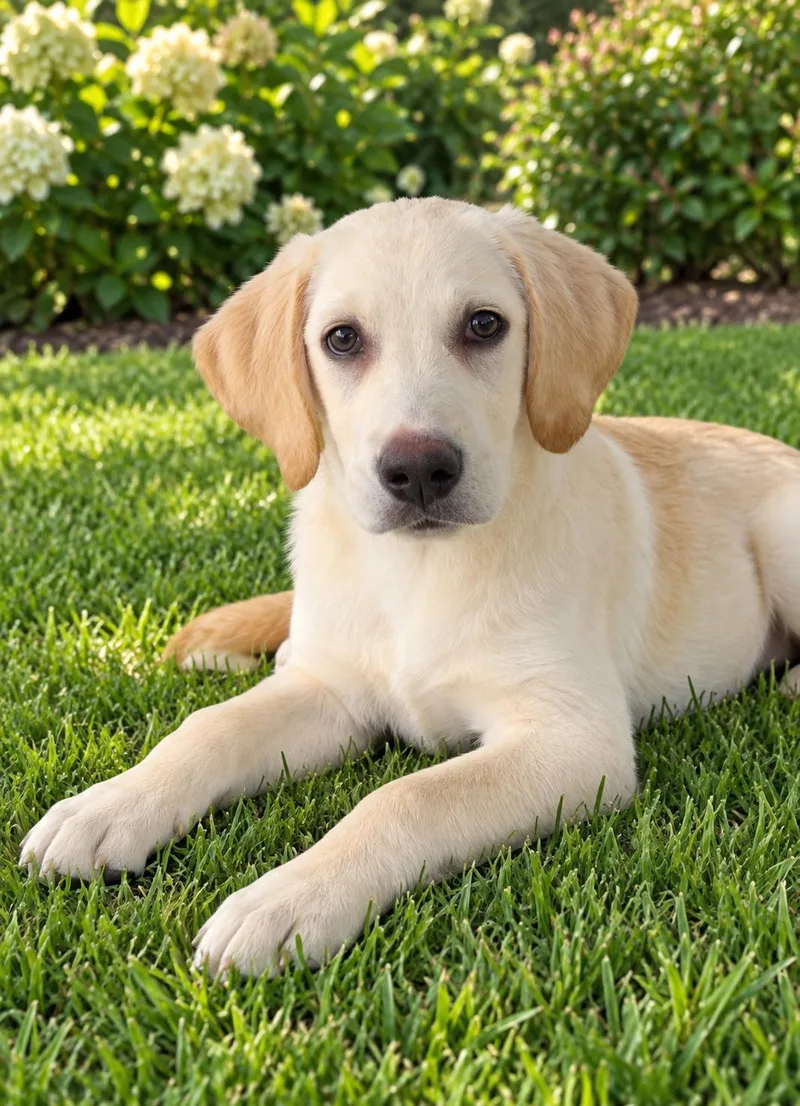 A baby medium-sized male White / Cream Hound dog named Zander for adoption in Pleasant Valley, NY