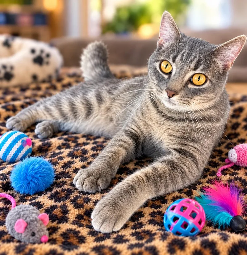 A young medium-sized male Gray / Blue / Silver Domestic Short Hair cat named Sparky for adoption in Scottsdale, AZ