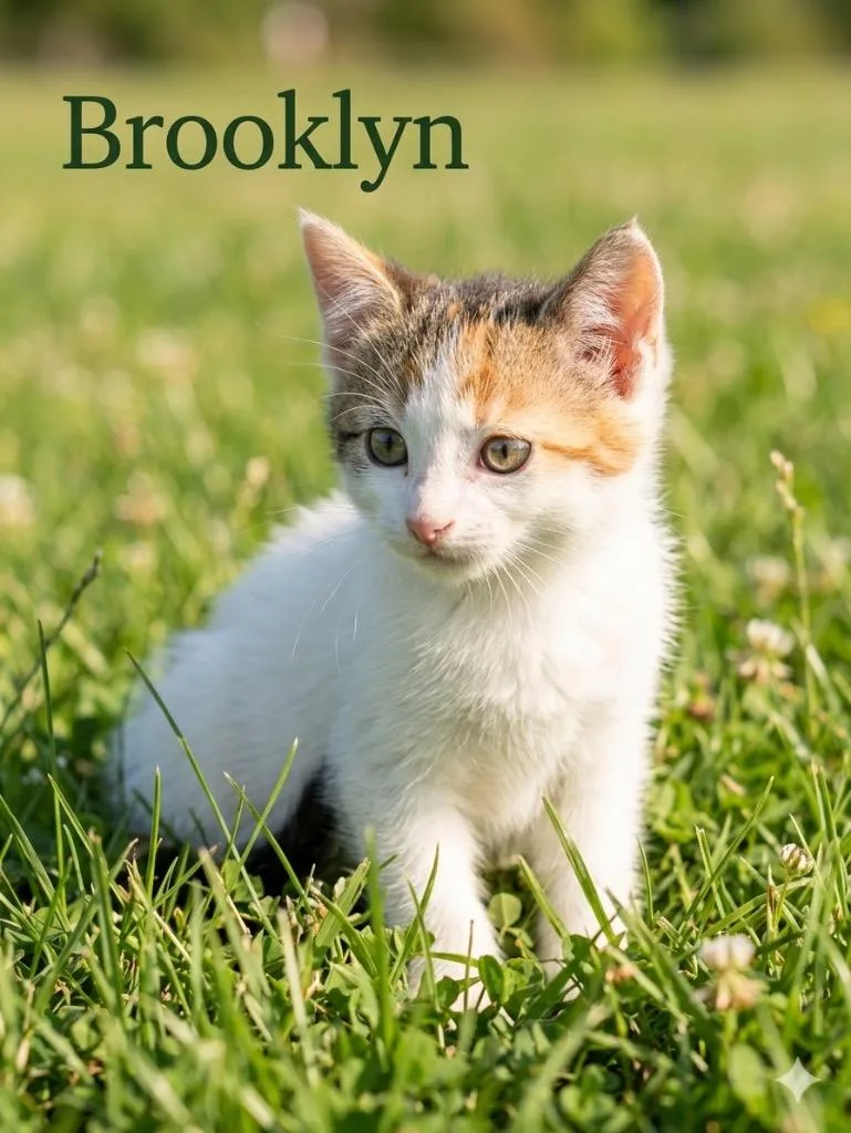 A baby medium-sized female Domestic Short Hair cat named Brooklyn for adoption in Heber City, UT